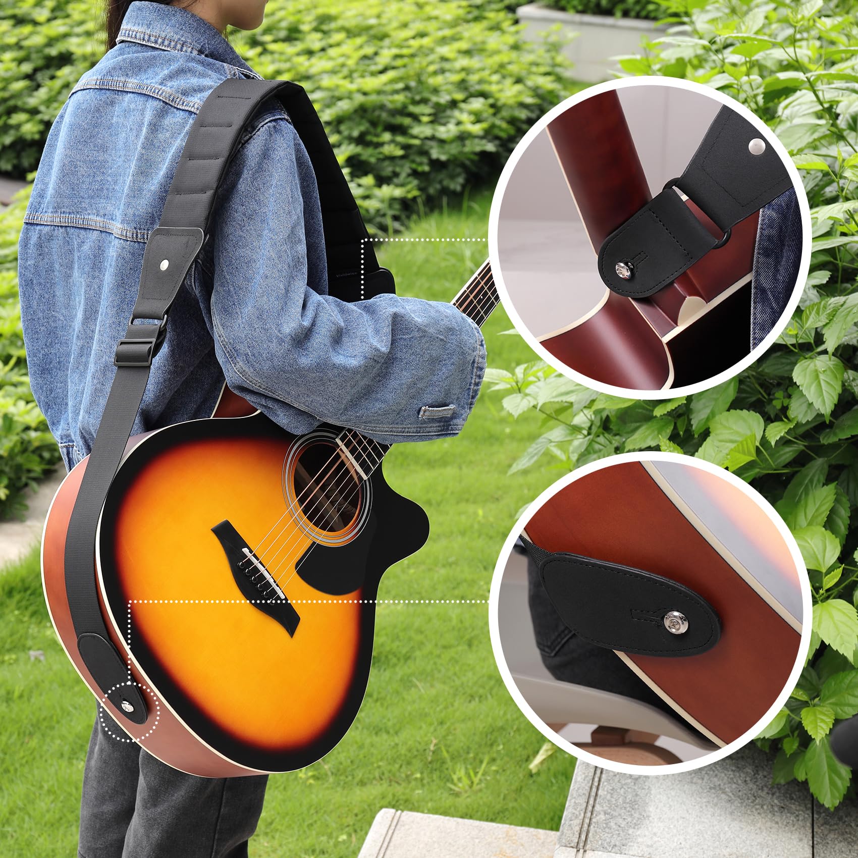 Levy's Leathers MC10-BRN Banjo Strap