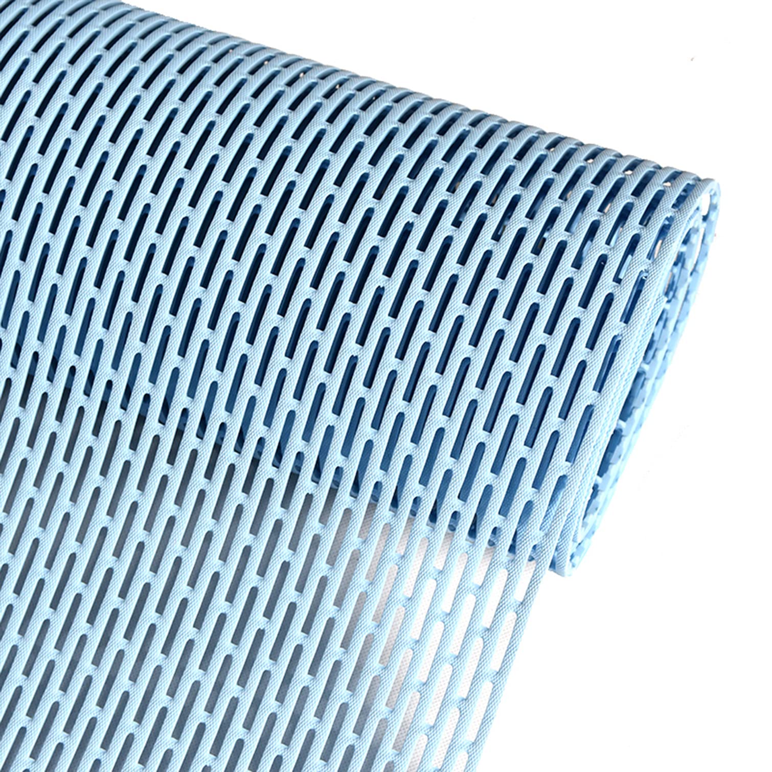 Non Slip Anti Mould Bath Mats,Shower Mat for Inside Shower,Drainage Non-Slip Commercial Floor Mats,Outdoor Rubber Entrance Mats,Extra Long,Washable,Has Many Uses (120 * 300cm,Sky Blue)