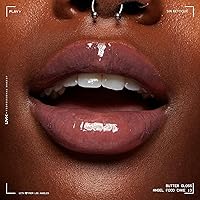 Vista 7 de NYX MAQUILLAJE PROFESIONAL Brillo de mantequilla, brillo labial no pegajoso - pastel comida de ángel (malva verdadera)