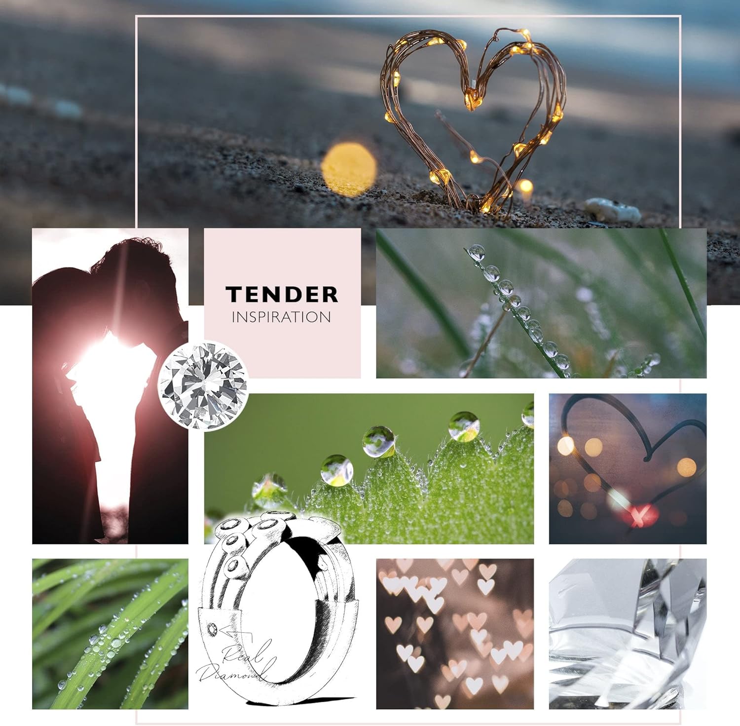 Hot Diamonds Beyaz Topaz Yüzük DR207