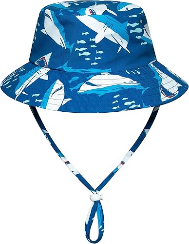 Miniatura 4 de Conjunto de traje de baño de 3 piezas para niños pequeños y bebés, protector de erupción, gorro y traje de baño con protección solar UPF 50+