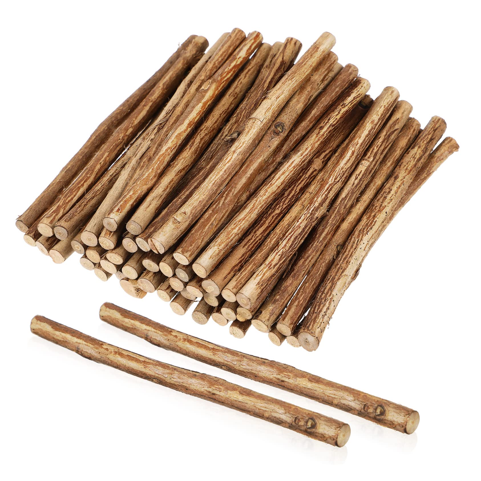OSALADI 5 Set Legno Naturale Con Corteccia Lunghi Per Decorazioni E Lavoretti Creativi Materiale Premium Per Fai Da Te E Decorazioni Casa 50 Pezzi * 5
