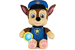 Paw Patrol Snuggle Up Chase Plush with Sounds and Flashlight: The Ultimate...