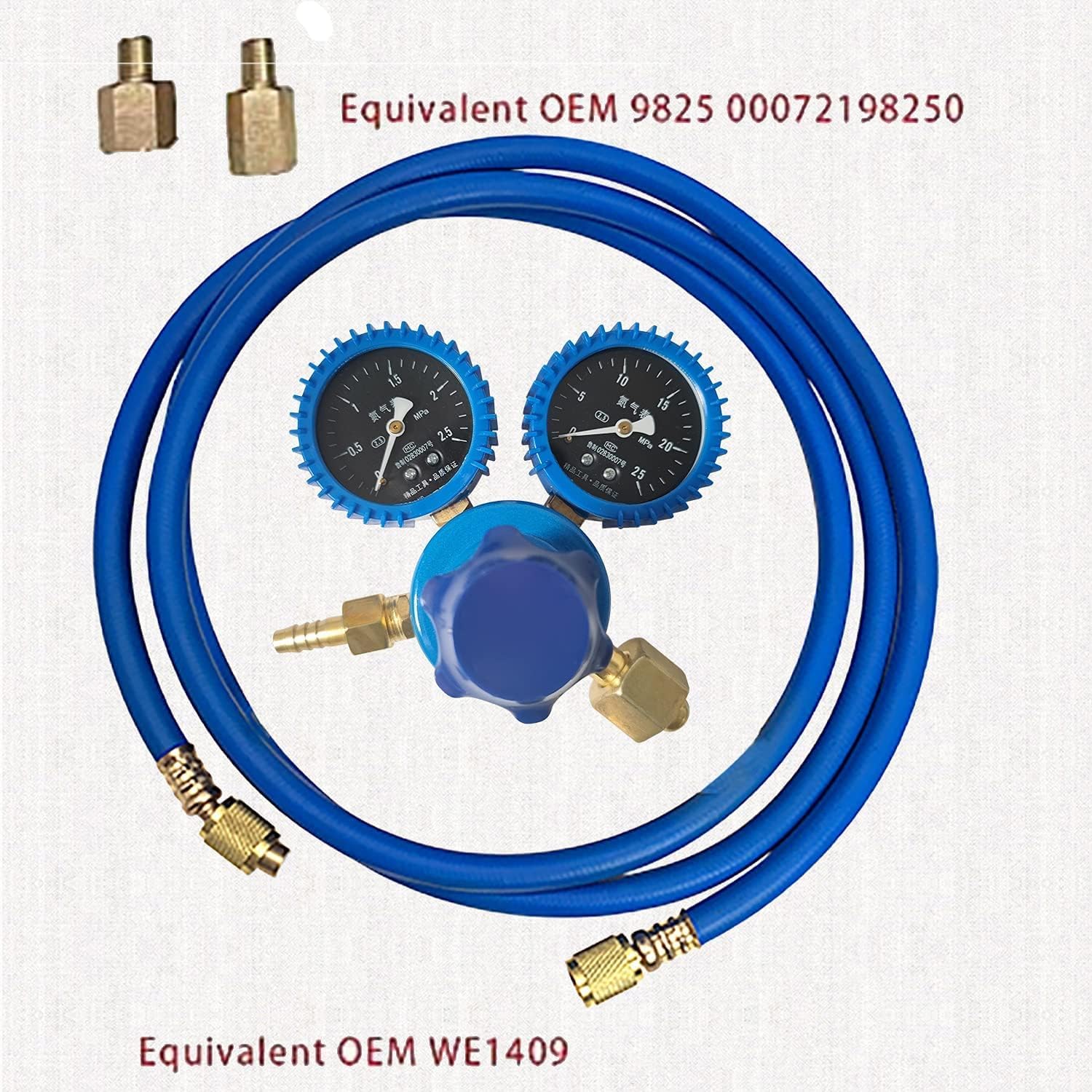 ZKTOOL Regulator azotu do zawieszenia pneumatycznego Kompatybilny z Porsche Cayenne Palamera 9825 00072198250