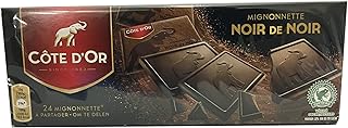Côte d'Or 24 - Lote de 4 bonitas para compartir la caja de 240 g, color negro