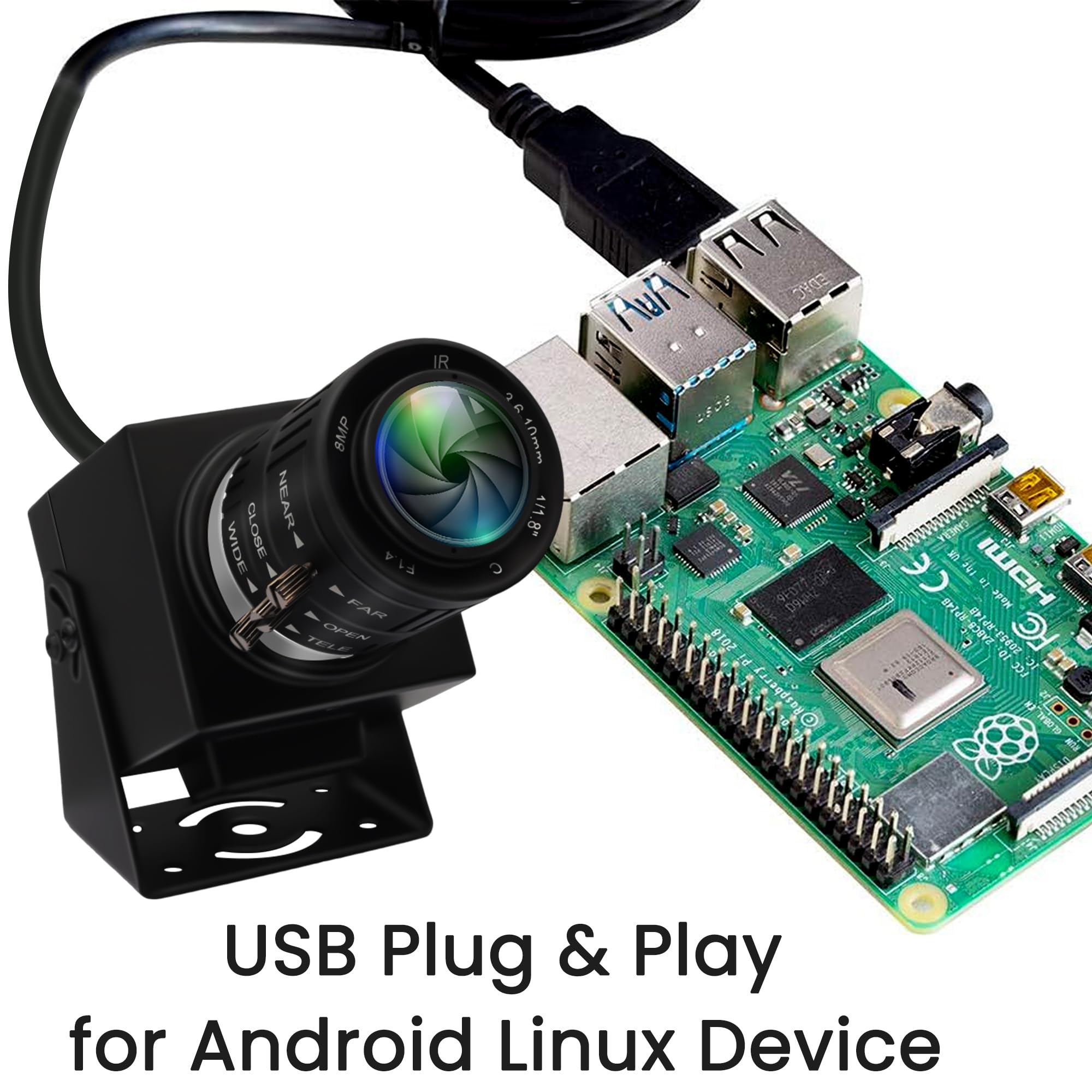 Amazon.co.jp: ELP USB Camera: 48MP USB Camera