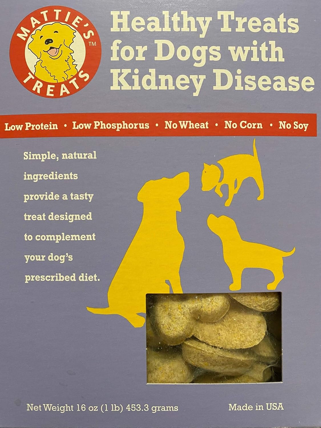 Mattie's Treats Kidney Disease Dog Treats Pet Snack