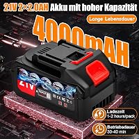 Xbzzgmg Akkumulátoros Fűnyíró 2 Akkuval, 4 Vágófej, Teleszkópos Sövényvágó 5