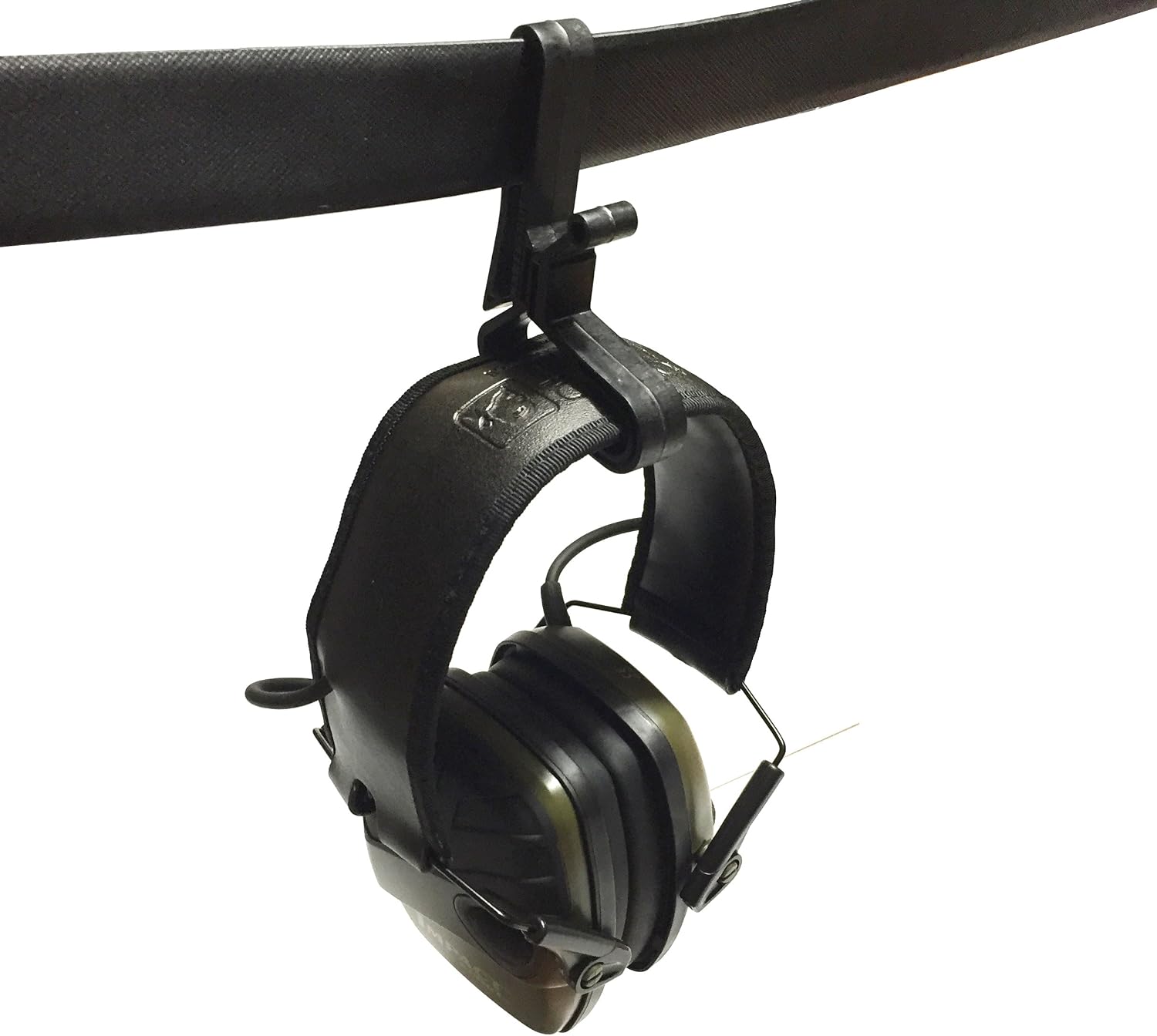 Black MAKERSHOT Hearing Protection Belt Clip