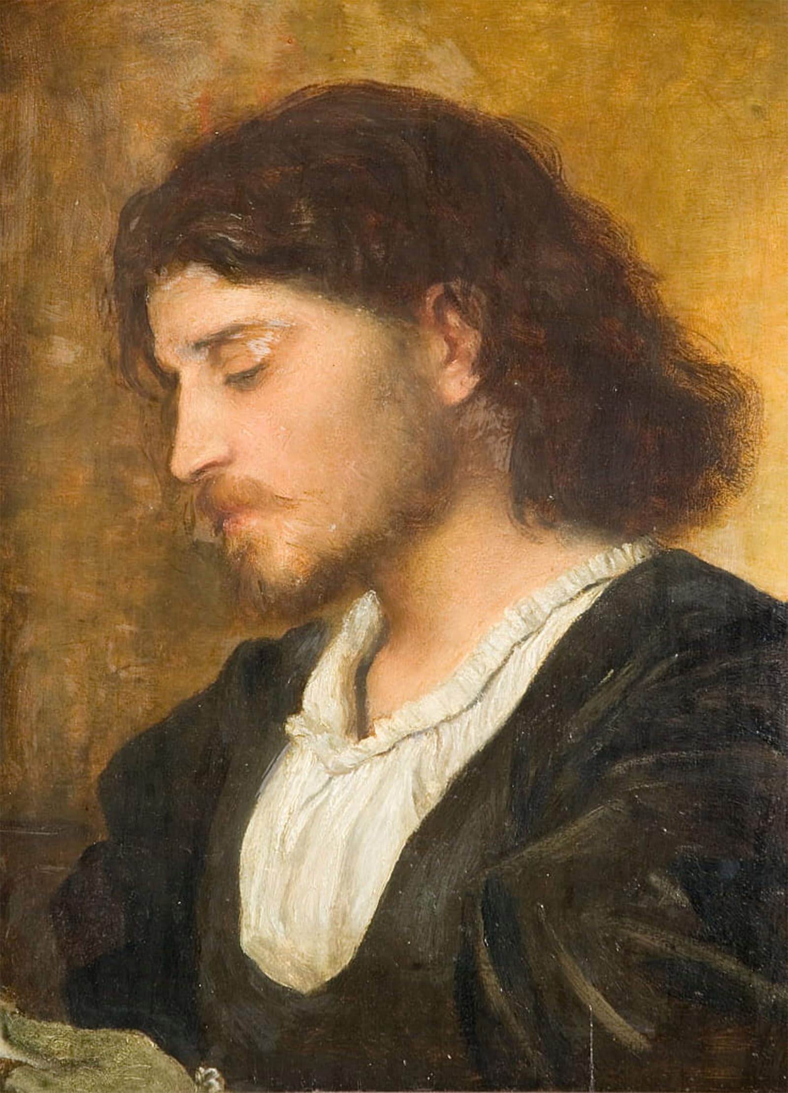 POSTERIIk Famous Print Pop Art Wall Art Graffiti Study of Gennaro a Venetian Nobleman by George Frederick Watts Art Prints for Home Decor 60x90cm