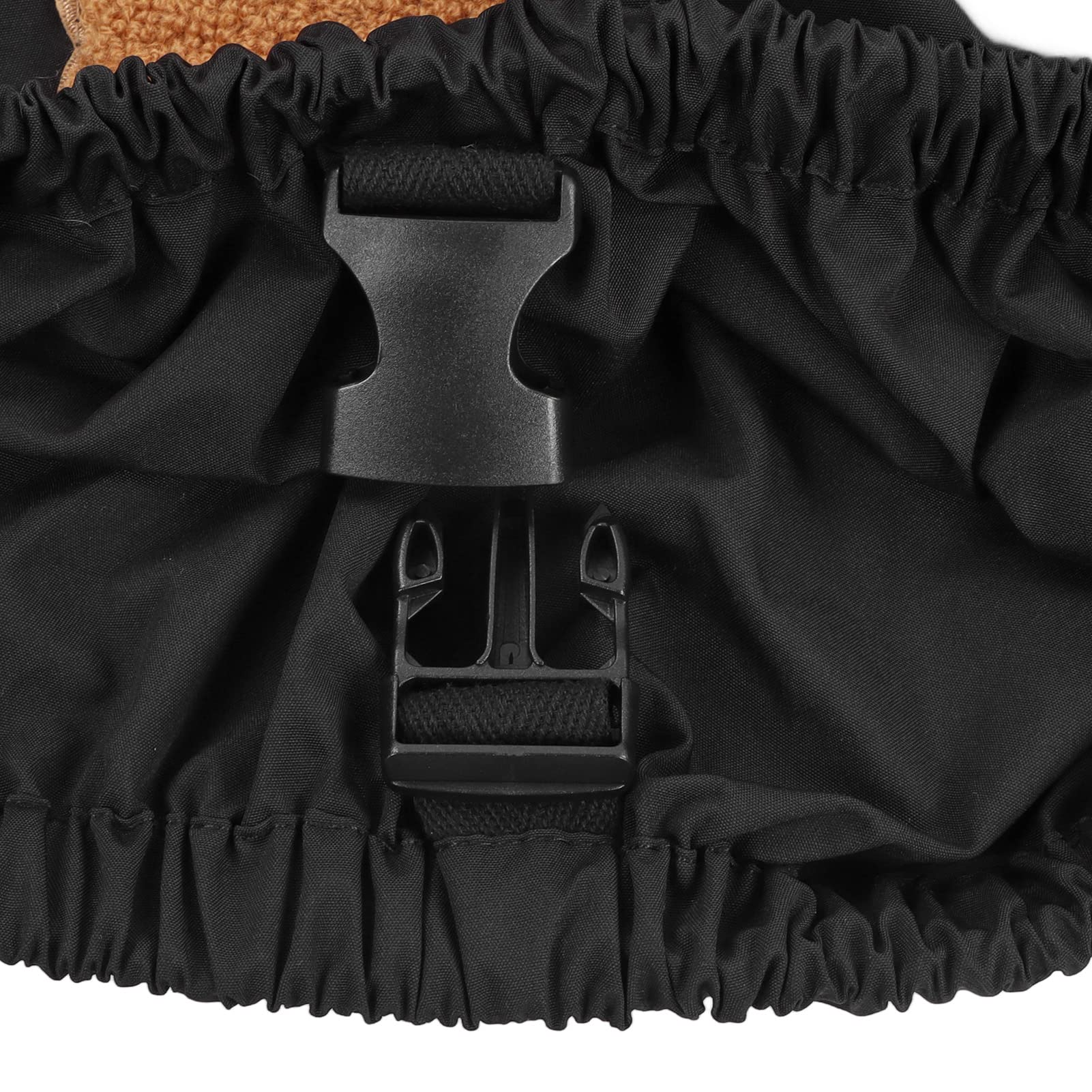 Borsa per Passeggino Impermeabile Resistente Allo Strappo Simpatico Organizer per Passeggino con Motivo a Orso Riutilizzabile per Caricabatterie per Cellulare (Nero)