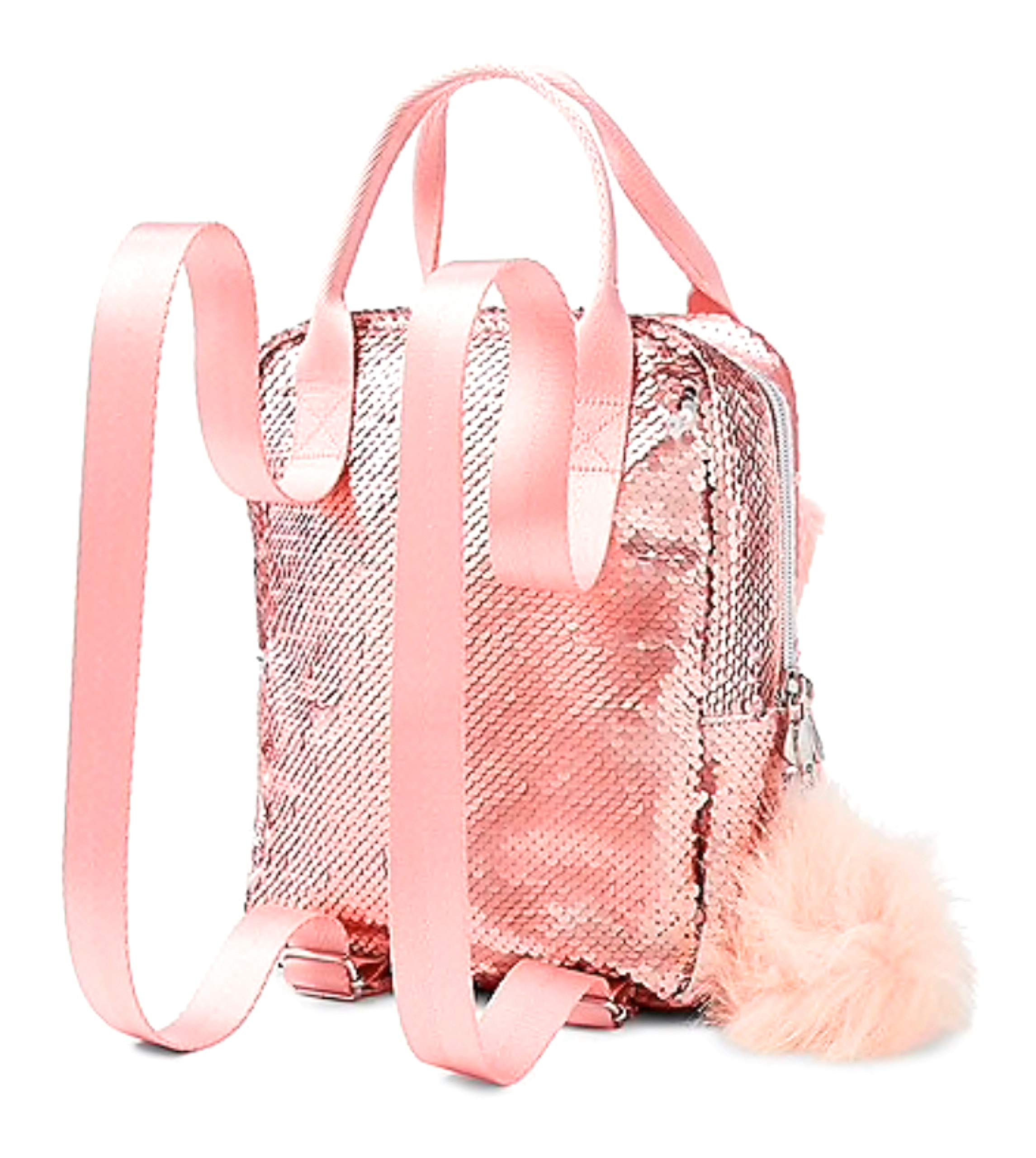 deer sparkle mini backpack Deer Sparkle Sequin Mini Backpack Double Handle