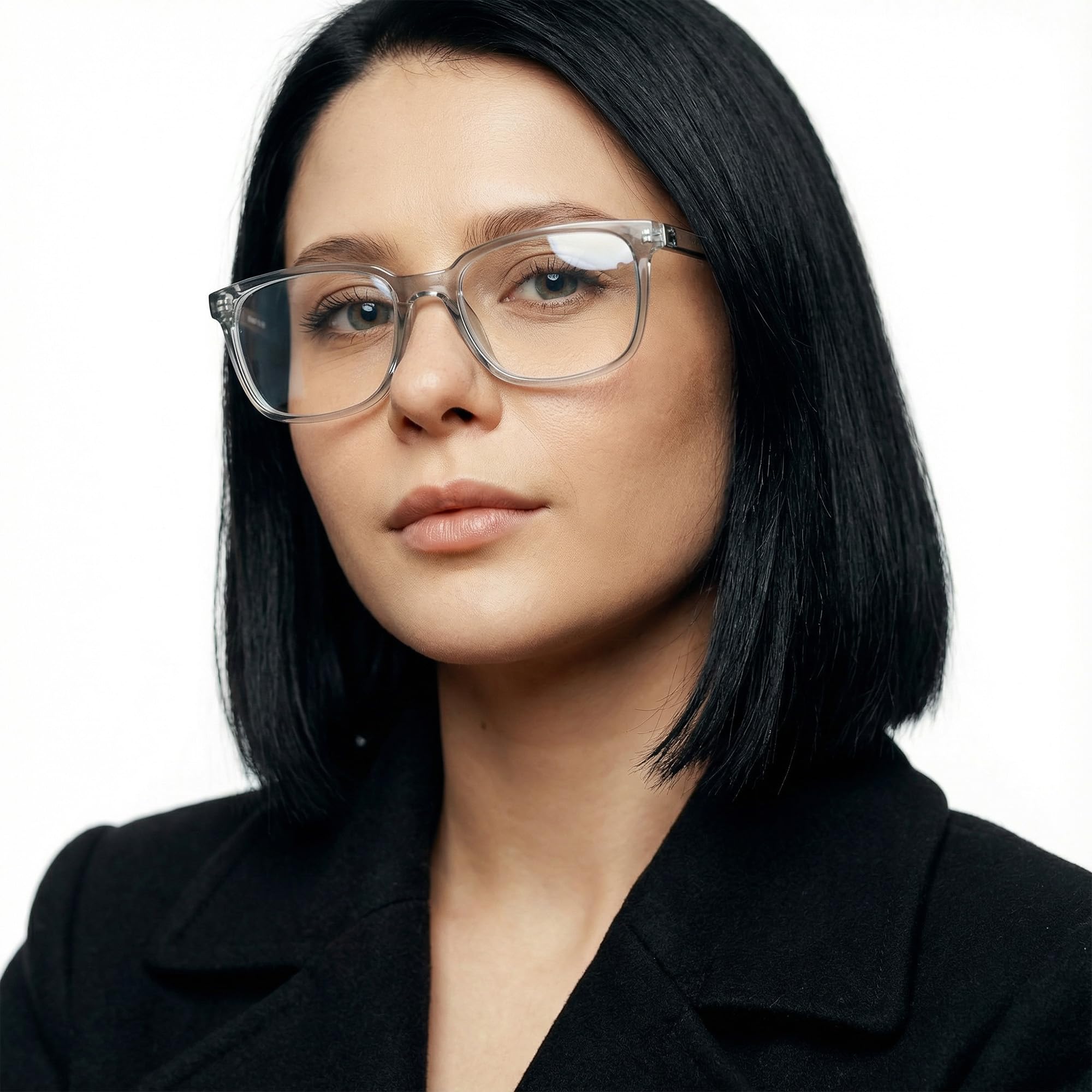 LENSKART BLU | Zero Power Bluecut & Antiglare Computer Eyeglasses For Eye Protection And Strain | Full Rim Round | Men & Women | Medium | LB E14060 2