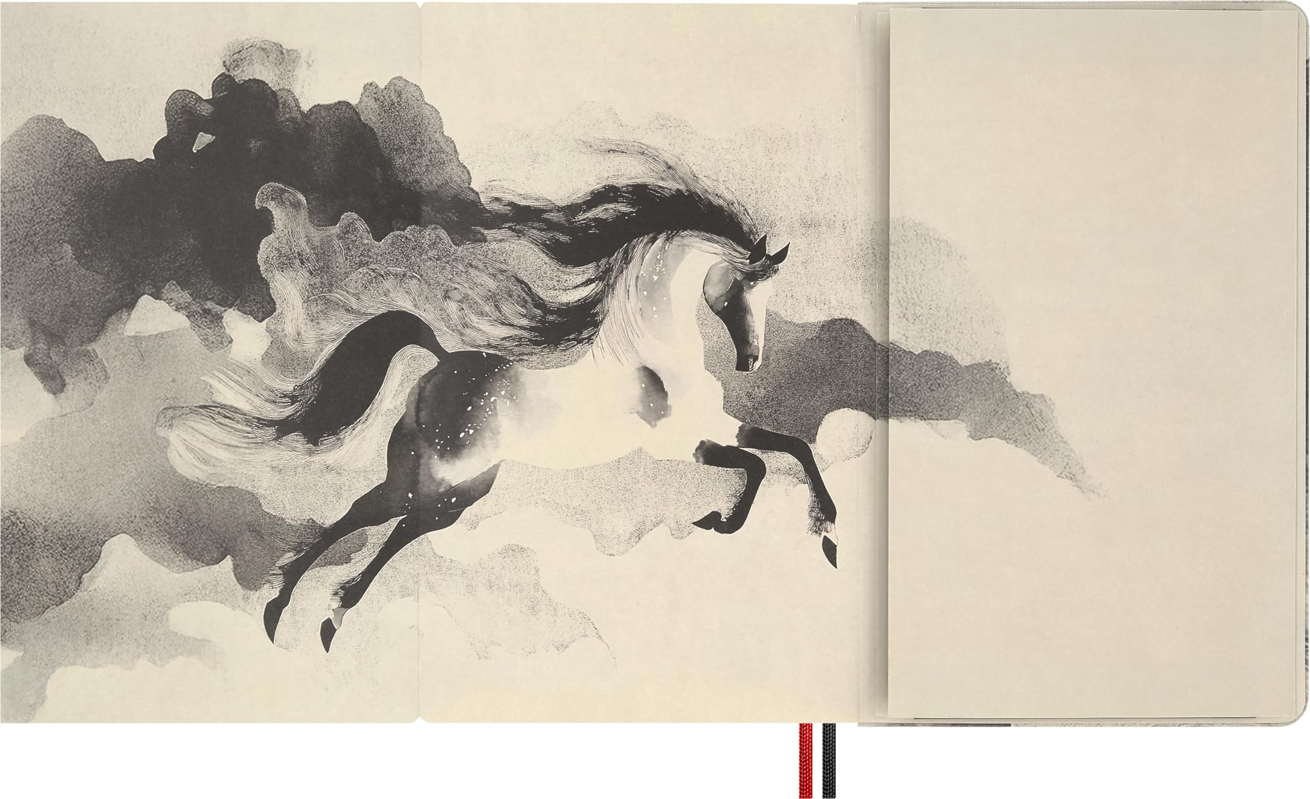 Amazon | モレスキン ノート 馬年 Year of Horse 水墨画 ハードカバー