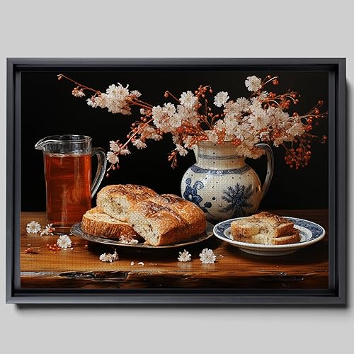 Country Kitchen Wall Art, Rustic Decor, Bread Still Life Print, Country Kitchen Print, Bread Print, Bread Wall Art, Still Life Print, Wall Art, Wall