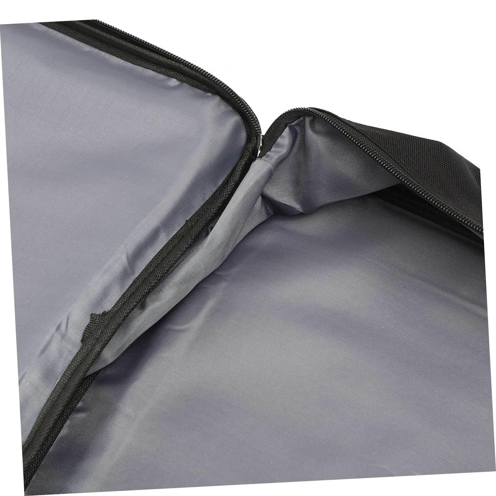 Borsa per Tastiera Elettronica 61 Tasti Imbottitura Spessa | Oxford 600d Nero, Pieghevole e Leggero, Tasca Accessorio, per Trasporto e Riponimento