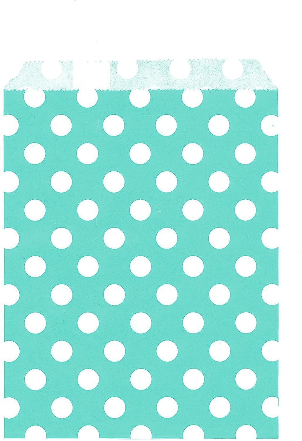 100CT Medium Polka Dot Aqua Biodegradable, Food Safe Ink