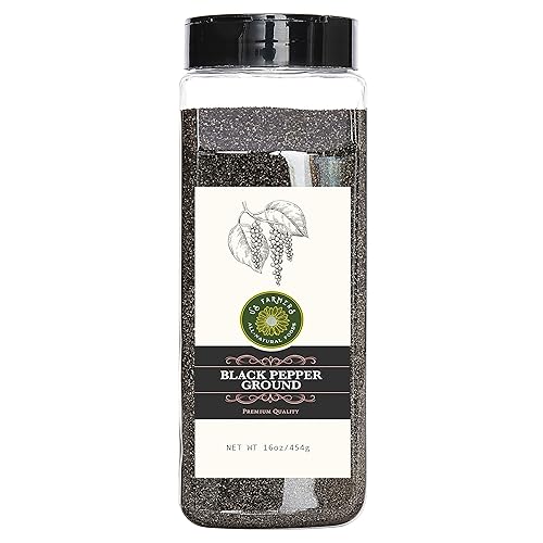 Miniatura 4 de US-FARMERS - Pimienta negra natural de alta calidad (5 libras)