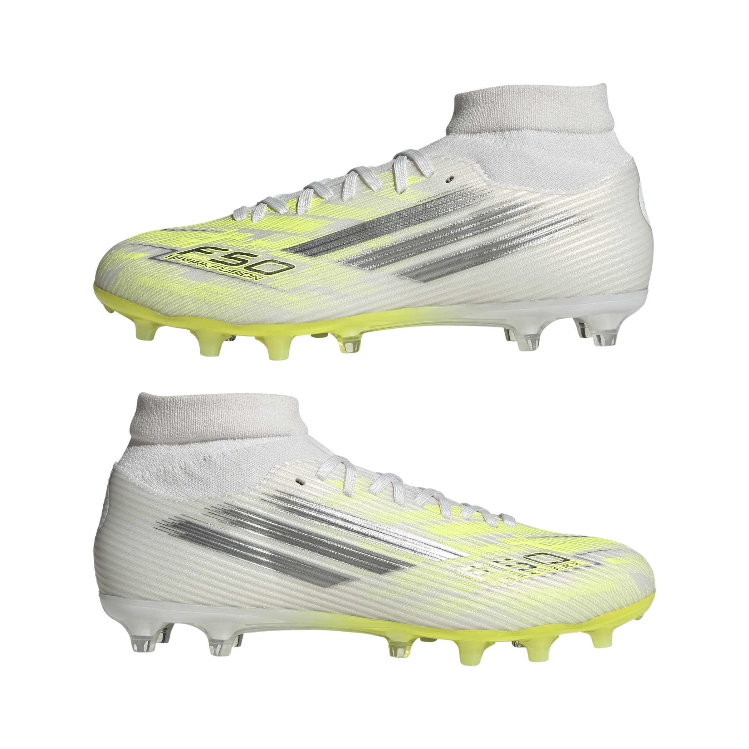 adidas Women's Bota de fútbol de Media caña F50 SPARKFUSION League para césped Natural seco/césped Artificial (Mujer)