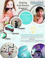 Vista 7 de Calcomanías de pared para niños, camiones, vehículos de construcción, estación de bomberos, calcomanías de pared para niños, escena de la calle