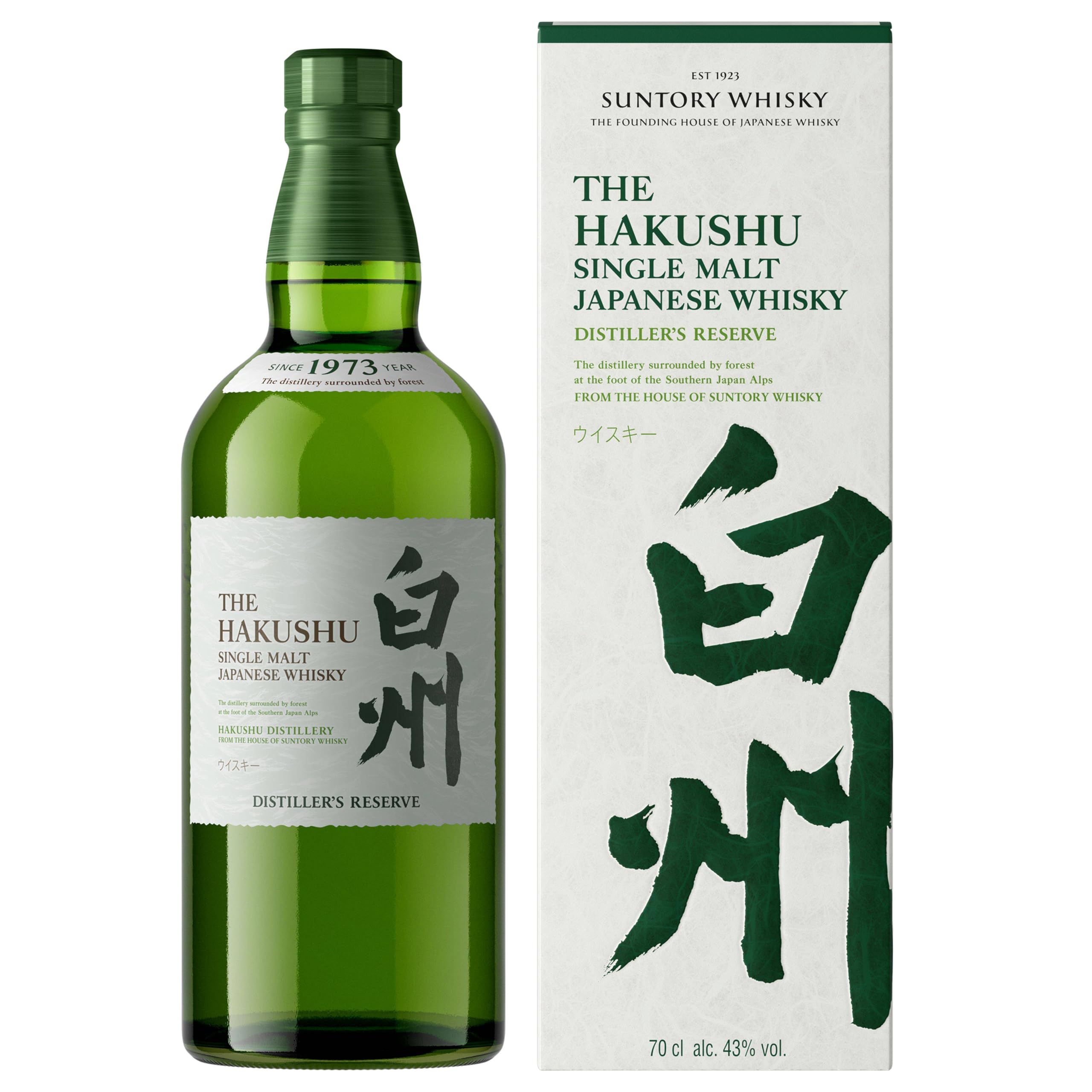 Hakushu Distiller's Reserve Whisky Single Malt Japonés 70cl
