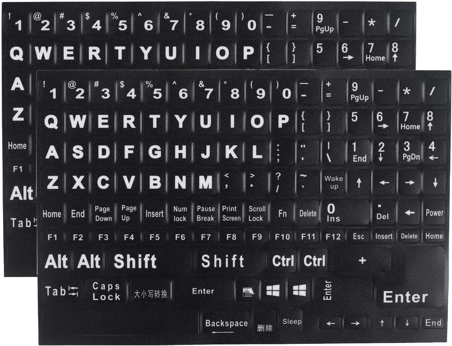 Replace English Keyboard Sticker