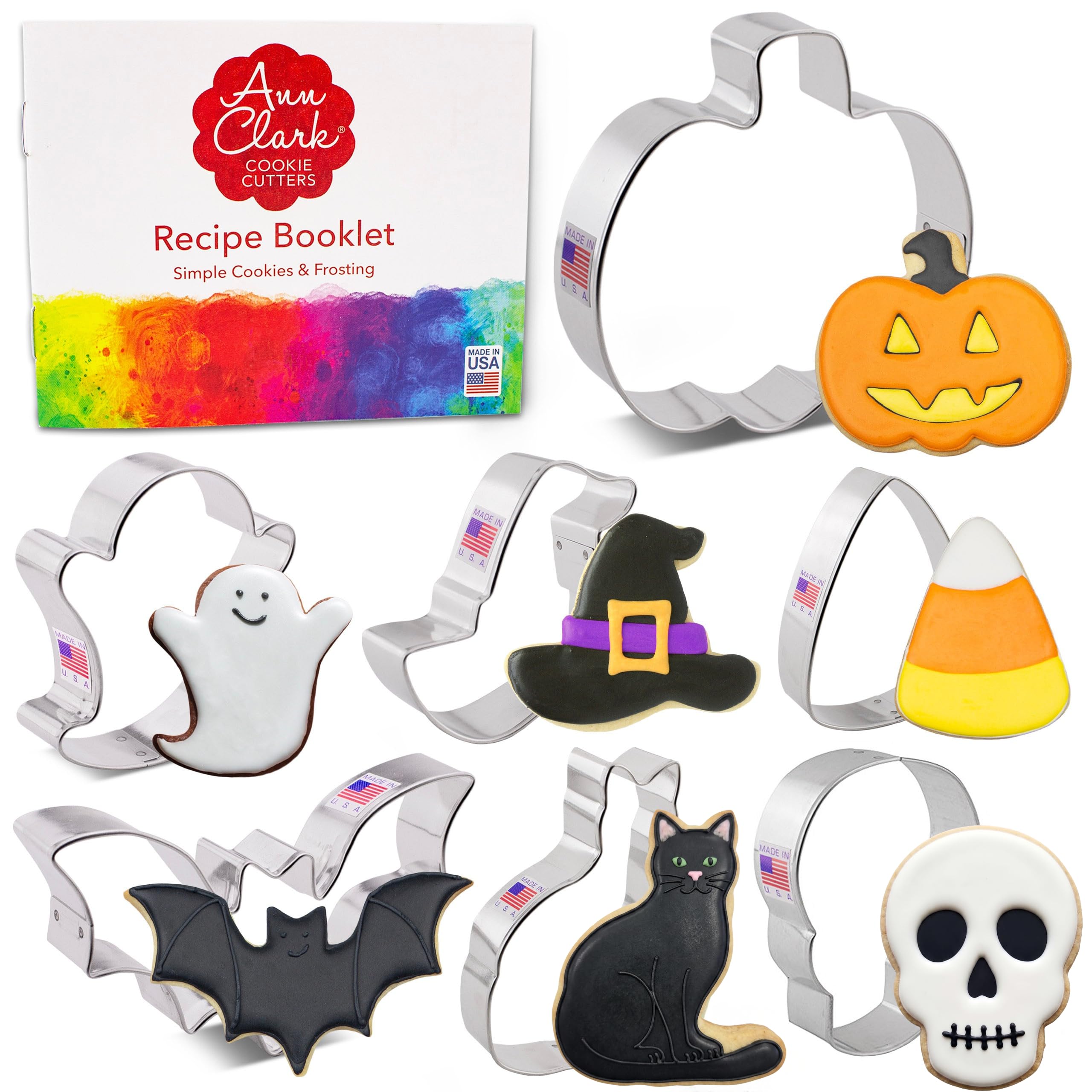 Ann Clark Halloween Cookie Cutters Set of 7