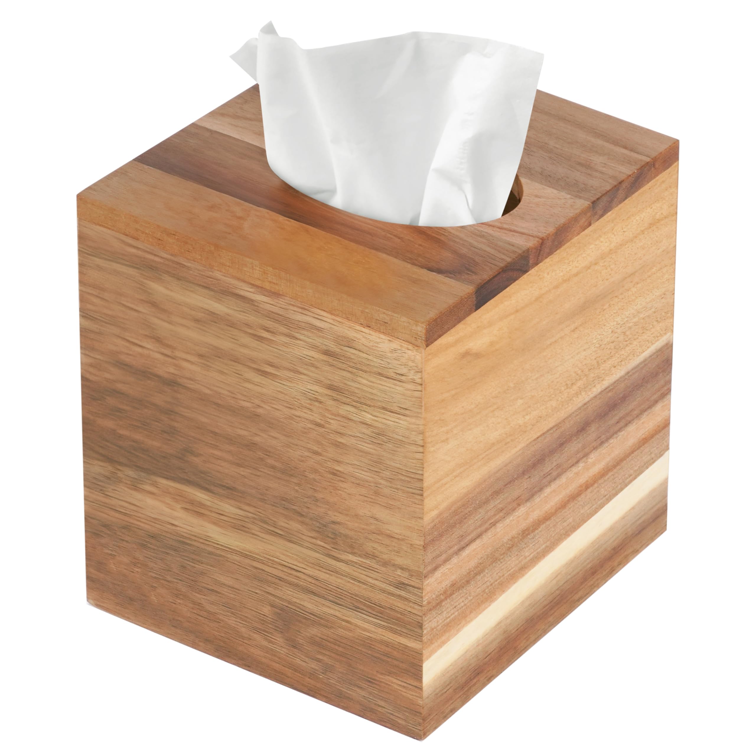 Discoball Housse De Boîte à Mouchoirs Carrée En Cuir Synthétique Pour