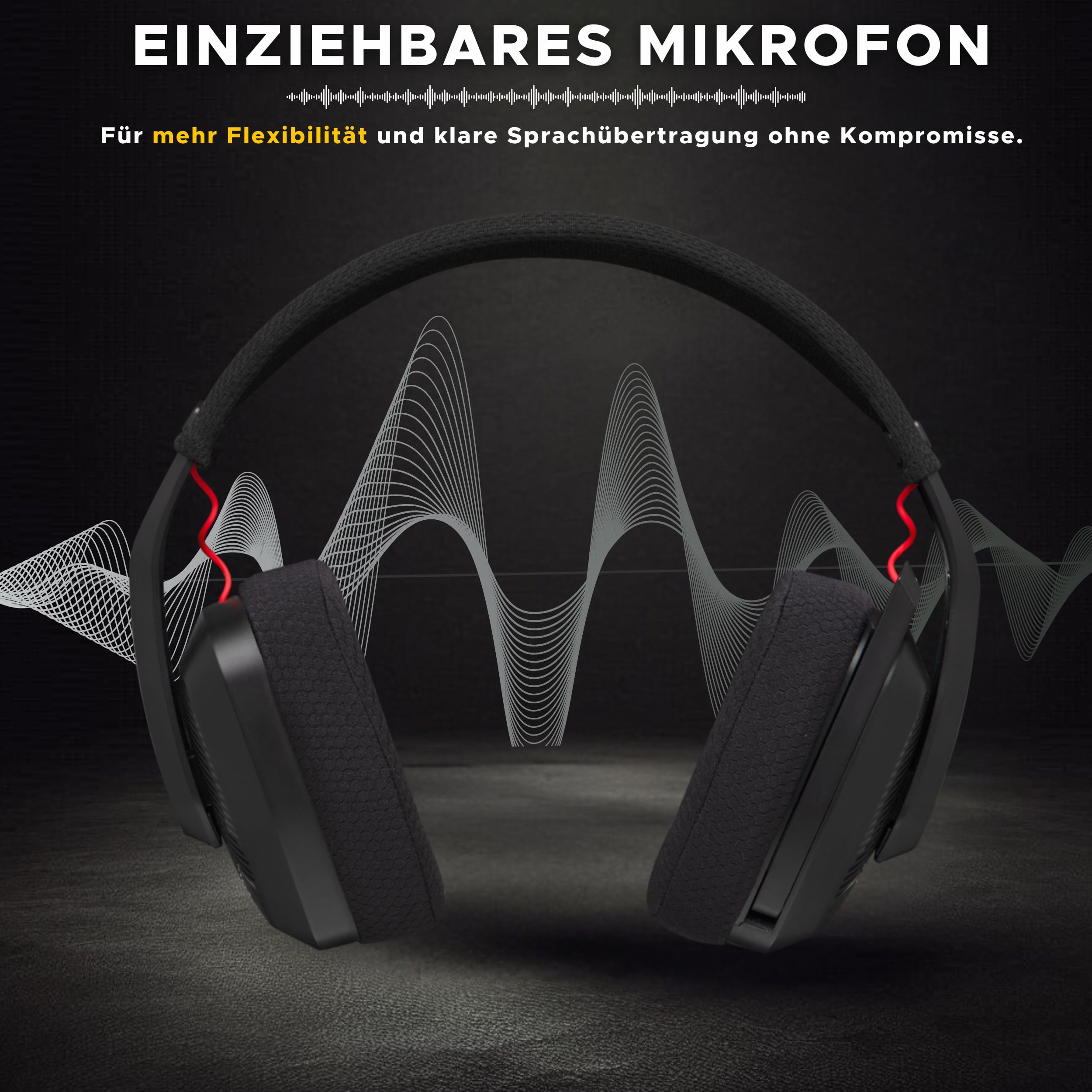 THE G-LAB - Korp Platinium - Kabelloses Gaming Headset Aufladbar PC/PS4/PS5 - Kabelloses Bluetooth / 2,4 GHz - Mit Hochwertigem Stereosound und Stabiler Verbindung - Neu