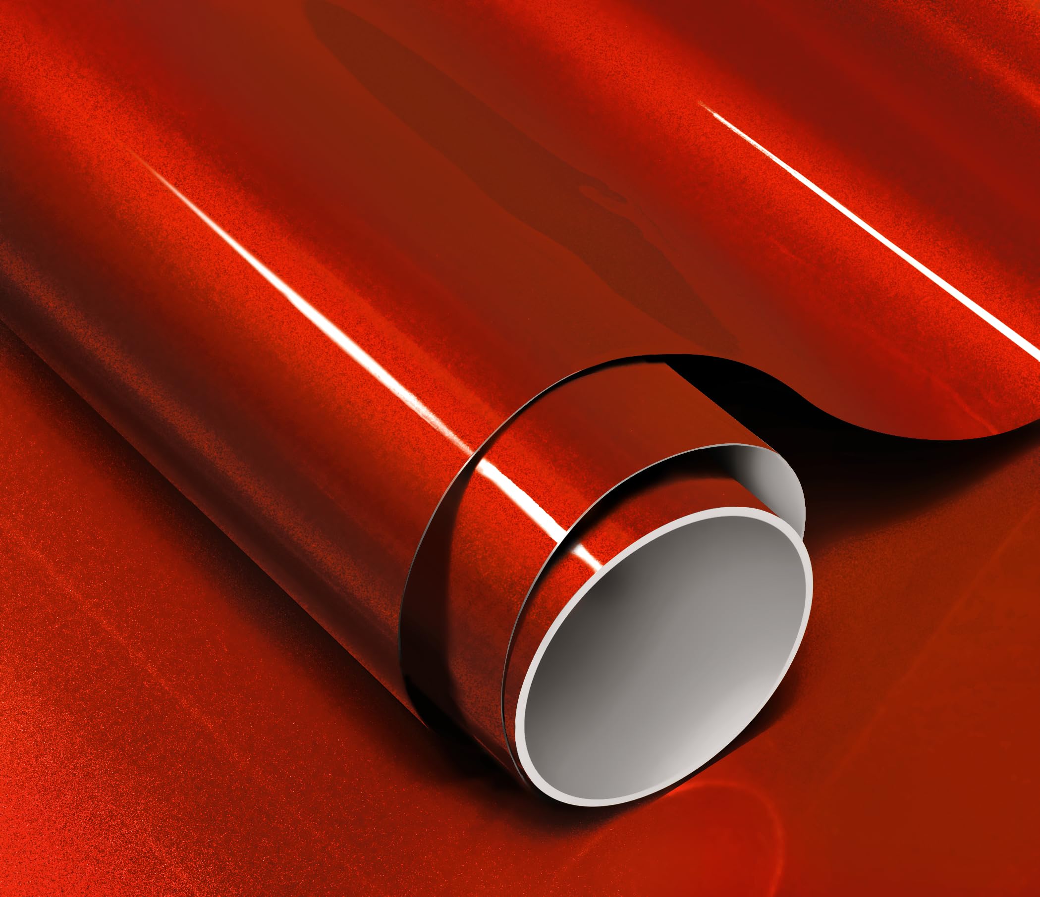 ColorFusion PPF by VViViD, Gloss Sinister Red Dry Apply PPF Vinyl Car Wrap Roll 60ft x 4.9ft