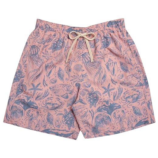 Short Praia Masculino Mash Bermuda Dryfit Elastano Conchas