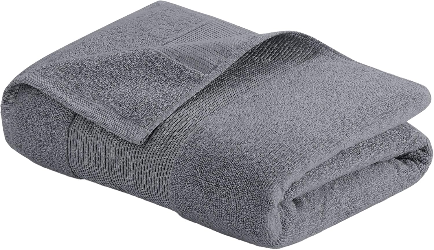 Modern Threads Air Cloud 6-Piece Towel Set - 100% Zero-Twist Cotton, 500 GSM, Quick Dry & Plush, Charcoal