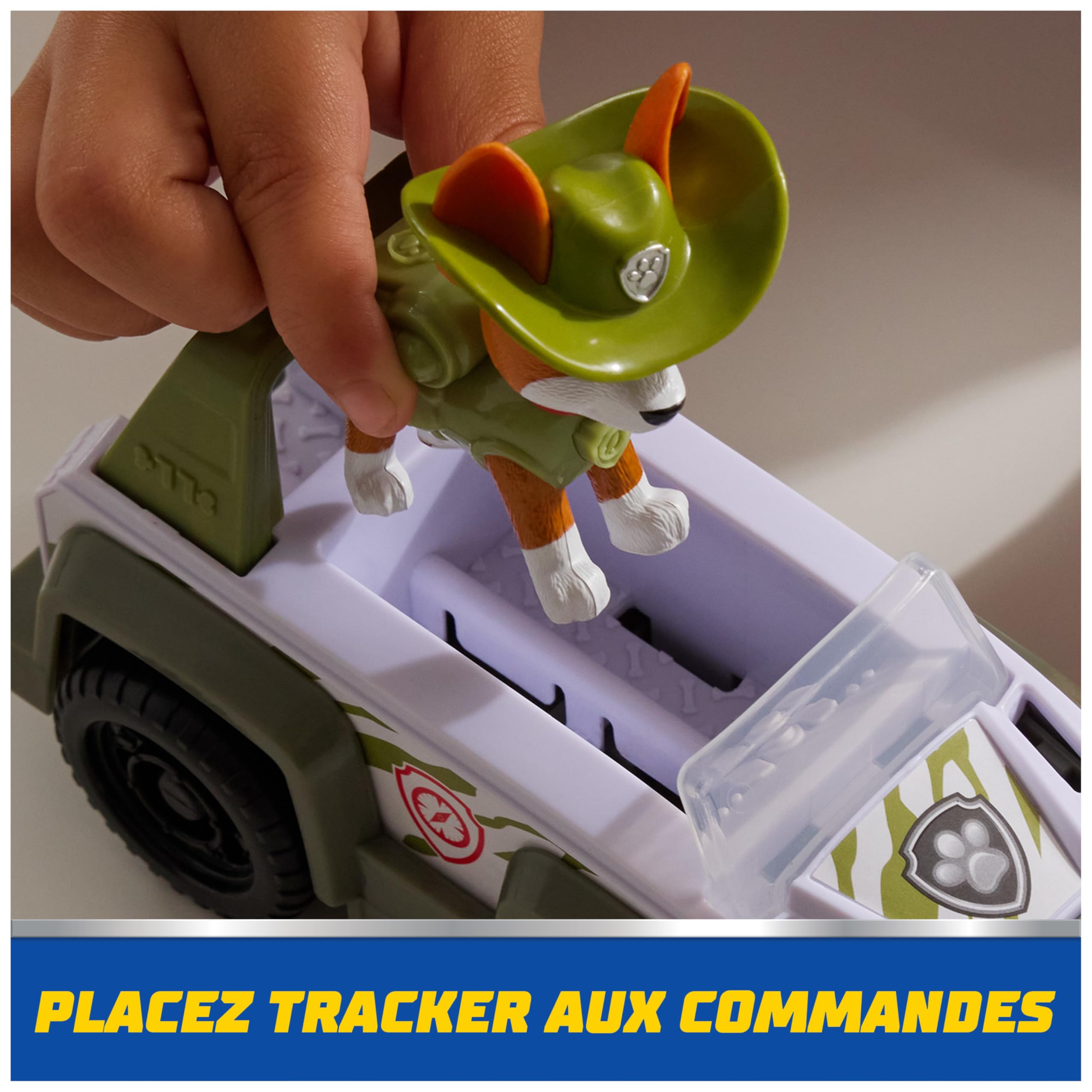 Paw Patrol - Pat Patrouille - Véhicule Figurine Tracker - Voiture Figurine À Collectionner - Pat Patrouille Véhicule - Plastique Recyclé - Voiture Enfant - Jouet Enfant 3 Ans Et + - 5