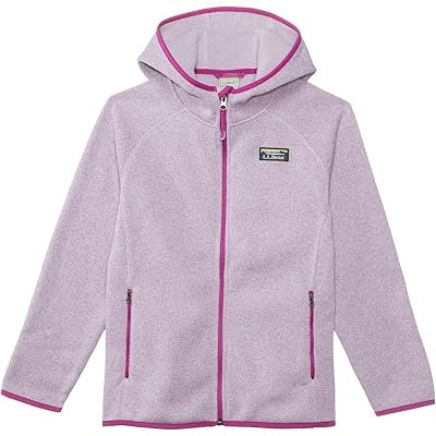 Пальто L.L.Bean Beans Sweater Fleece Hooded (Big Kids) lavender ice