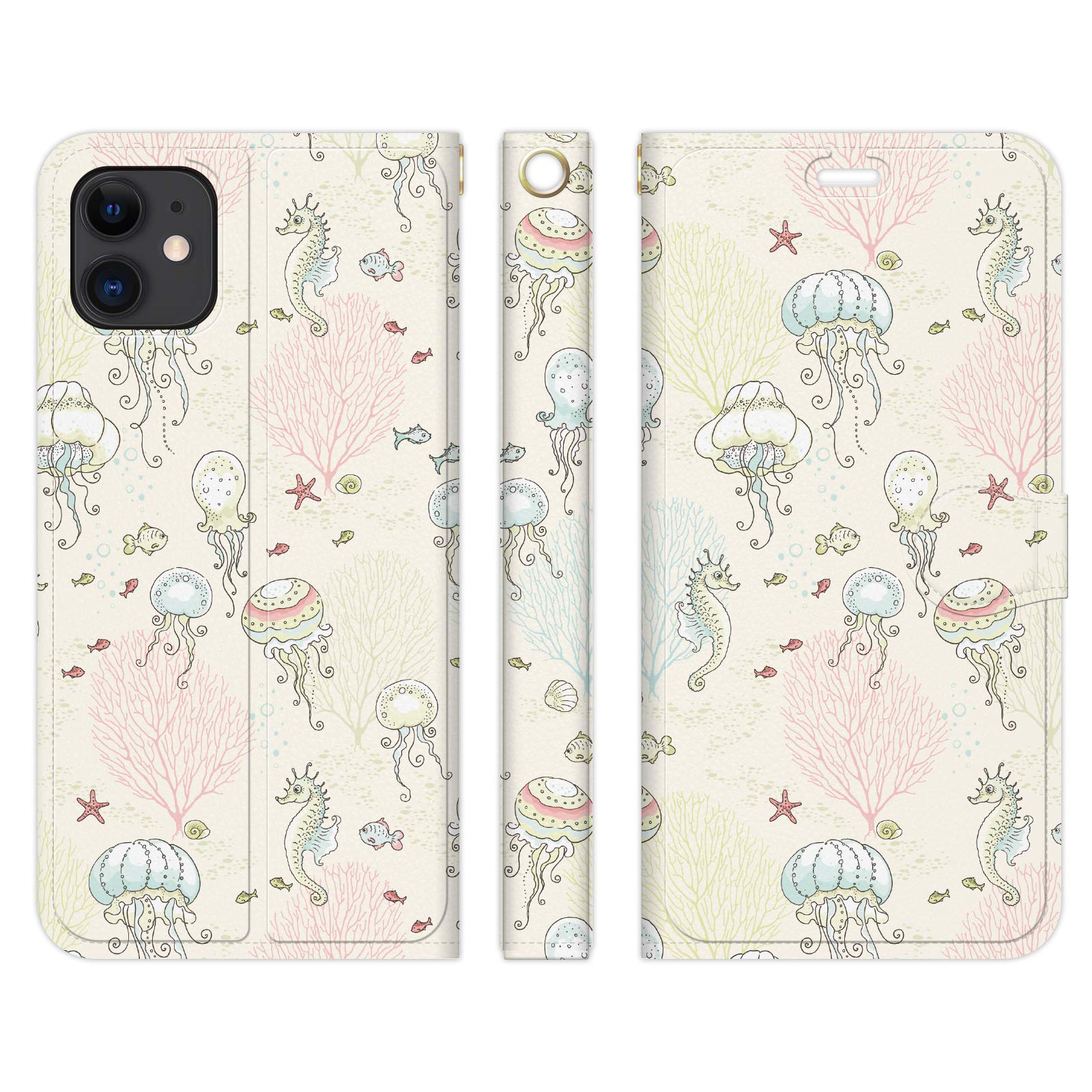 新品未使用品　スマホケース　携帯カバー　手帳型　海　熱帯魚　魚　珊瑚　水族館 楽天市場】AQUOS wish4 ケース 手帳型 カメラ穴搭載