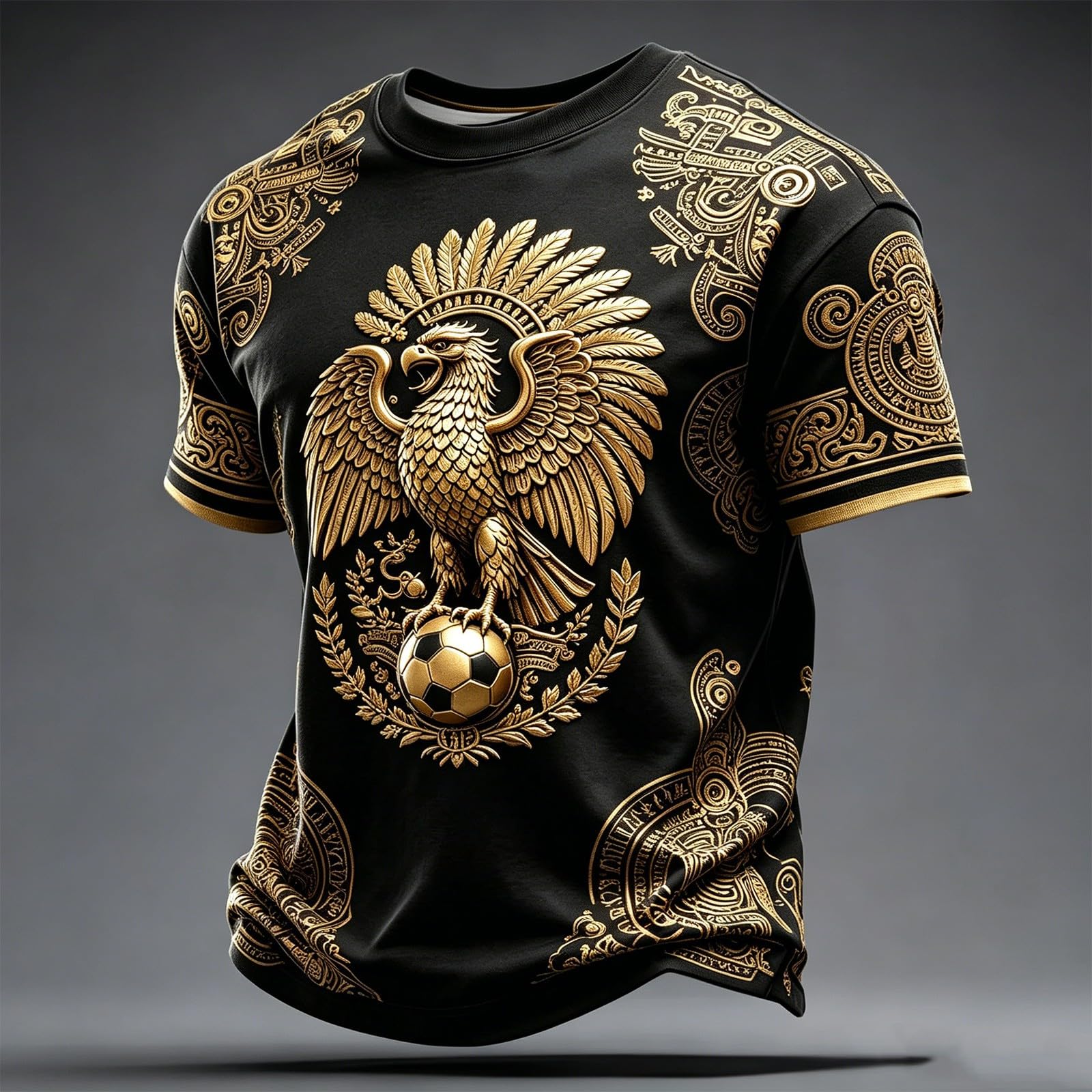 Football Fans 2026 Mexico Shirts Mens Football Tee Tops Merchandise Funny Tshirts Summer Round Neck Shirt Casual Short Sleeve Fans Top Breathable Sport Athletic Hiking Workout T-Shirts - Image 2