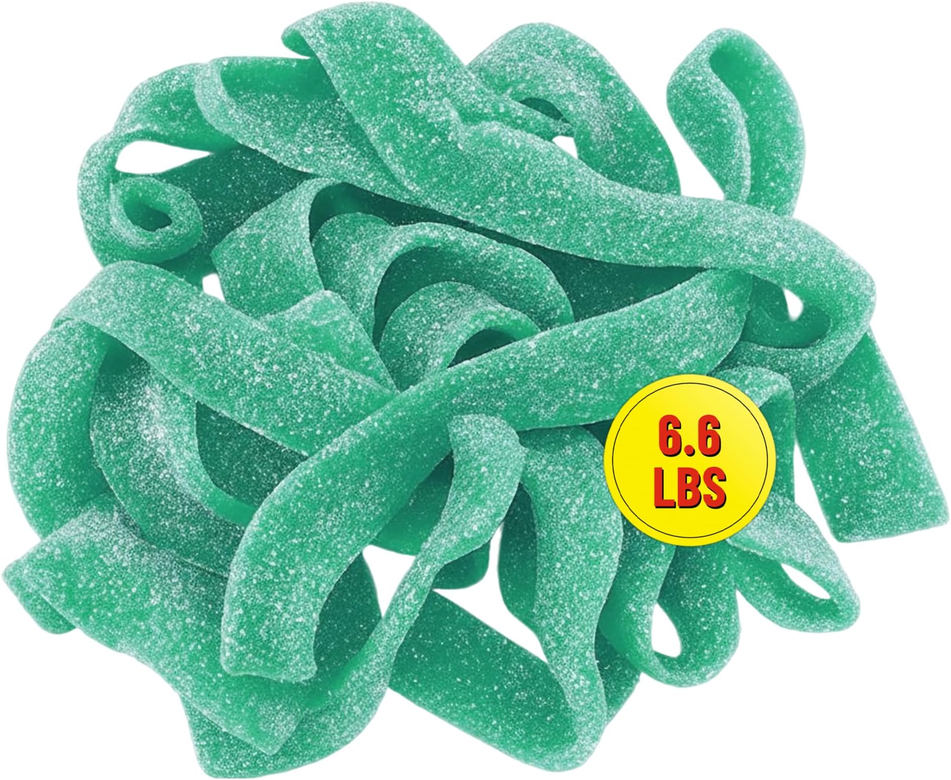 Sour Power Premium Green Apple Candy Belts – The Original Sour Candy Since 19...