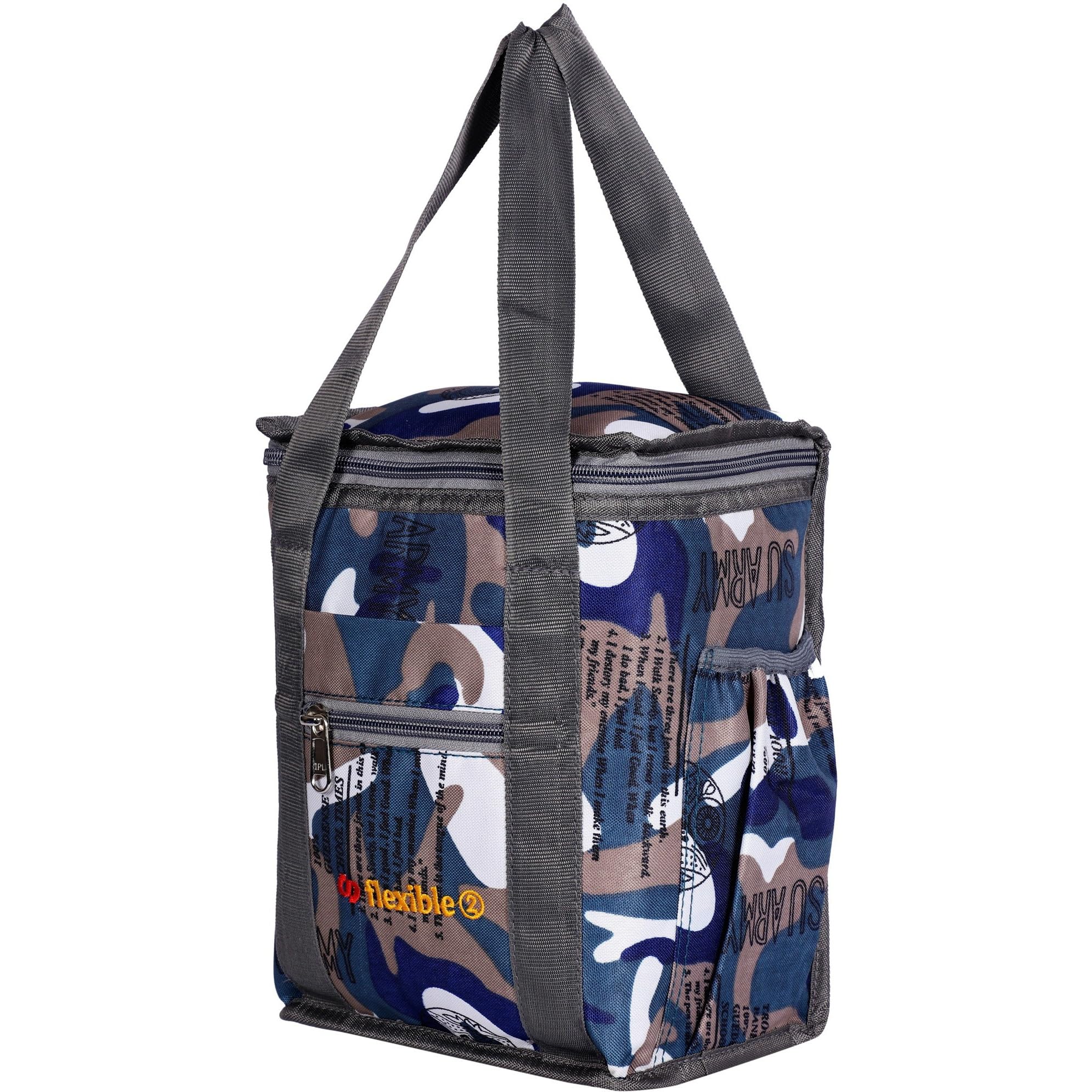 Flexible bags Hand Lunchbag Mediumsize for Office, School,Picnic,College Waterproof | Navy Blue,10L |