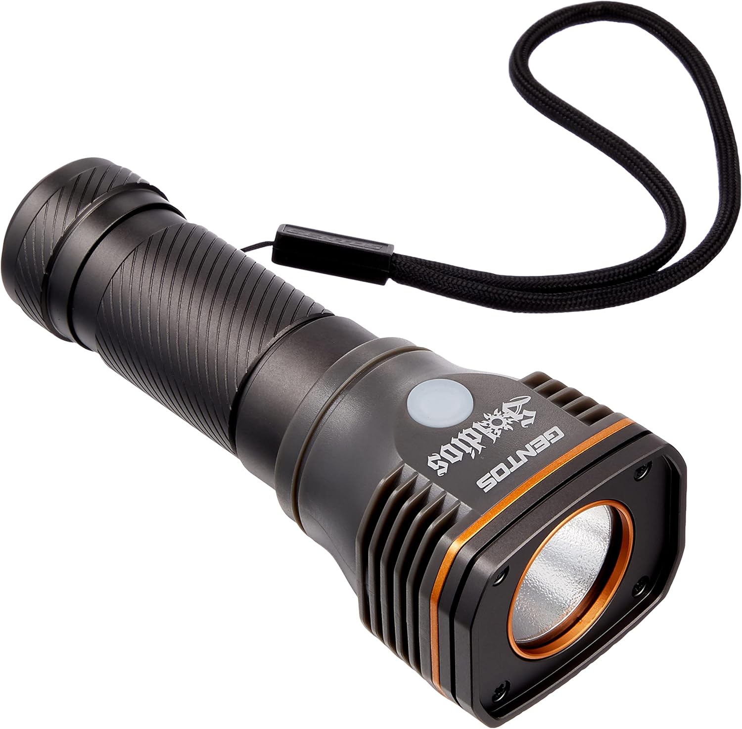 GENTOS LED Flashlight, Soldios SDF-431D, ANSI Standard Compliant, 160 Lumens Brightness, 5 Hours of Practical Lighting, High Color Rendering Warm LED, Uses 3 AAA Batteries, Black, Width 1.9 x Length