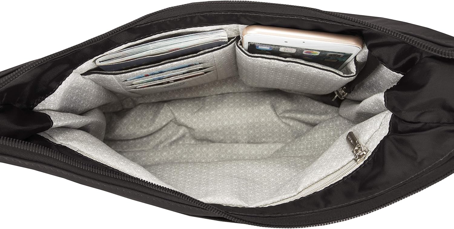 Vista 4 de Travelon Anti-Theft Essentials EastWest Hobo Bag