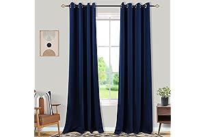 Navy Blue Blackout Curtains - Ultimate Darkness for Tranquil Nights