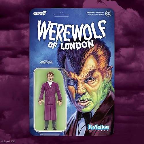 Miniatura 4 de Super7 Hombre lobo de Londres Reacción - Hombre lobo de Londres