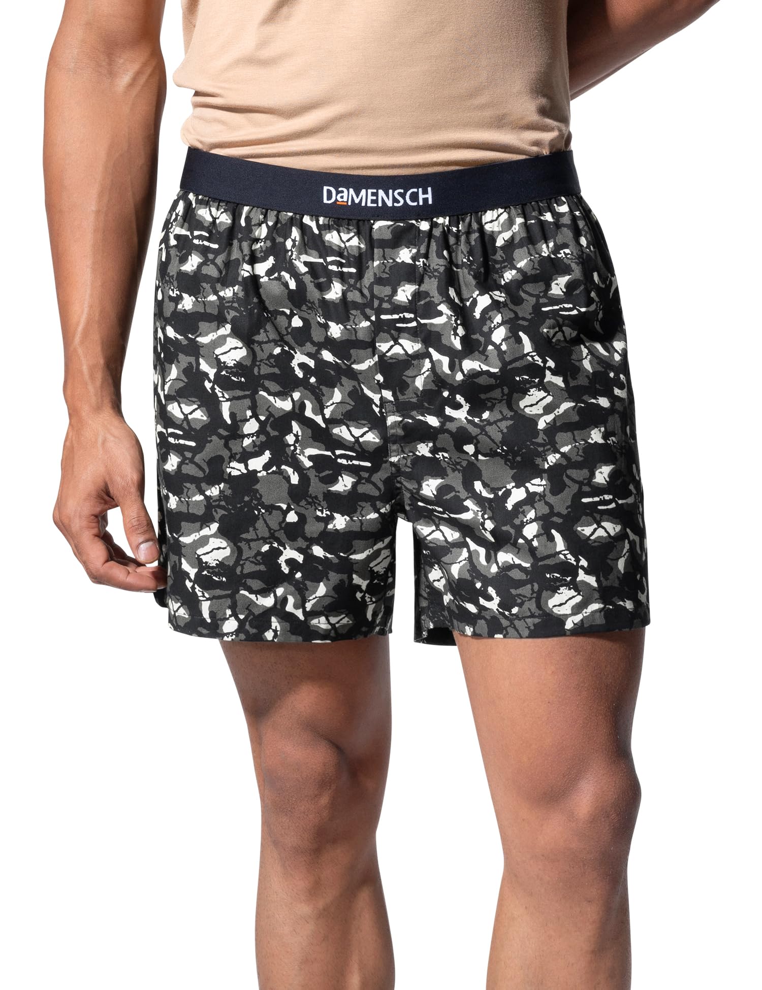 Men BREEEZE Ultralight Inner Boxer- Camo Grey- XXXL-image-14