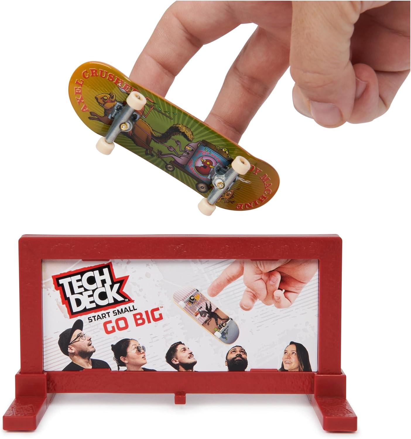 Tech Deck Versus Series - Fingerboard Set of 2 with Obstacle, Trick Cards and Accessories (Random Selection - Assorted Products) for Fingerboarding and Collecting