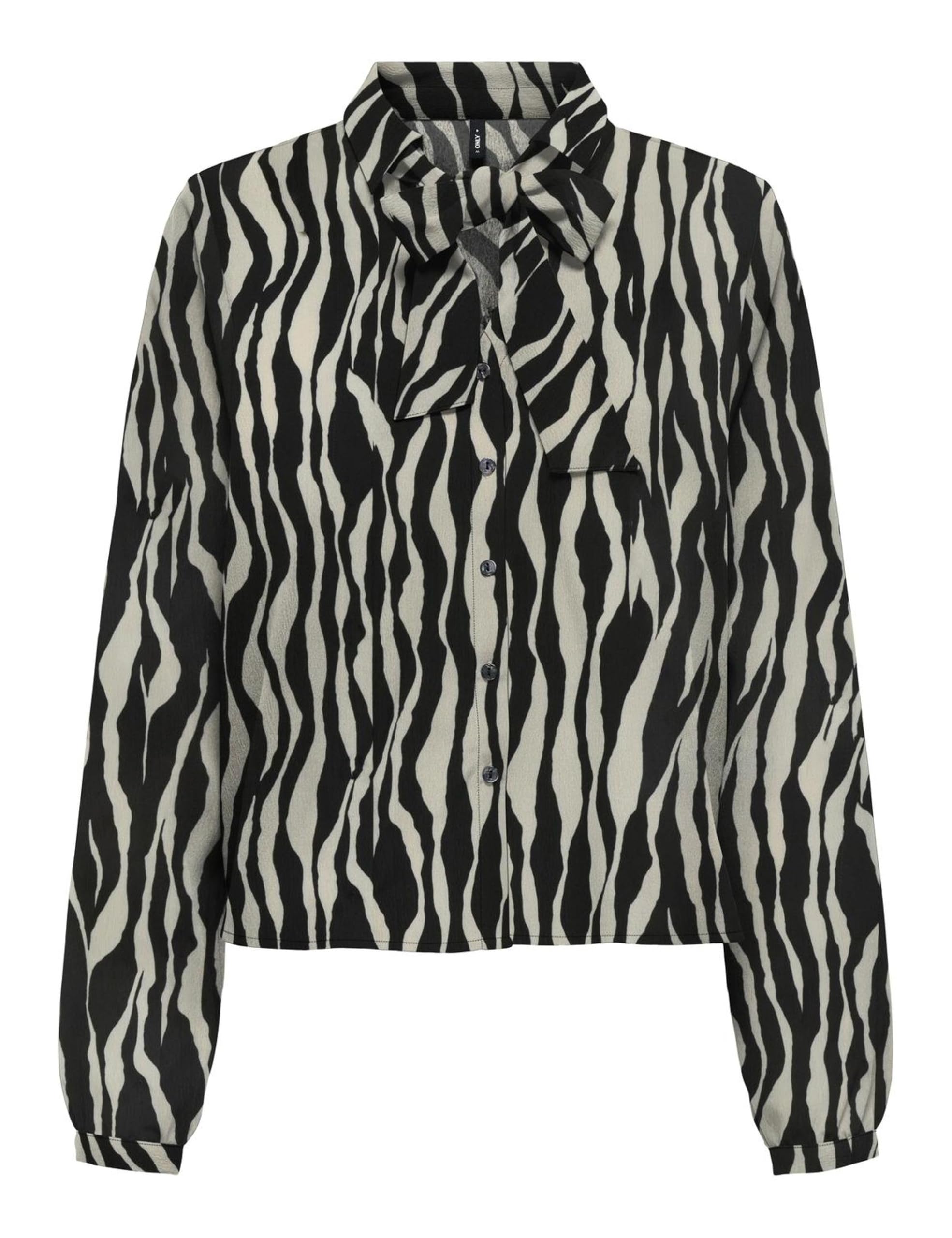 Onlnova Life Vis L/S Tyla Bow Top