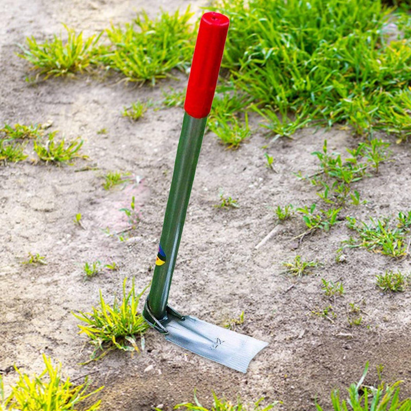 Binette pour Enfants Binette Houe Sarcloir Cultivateur en Acier au Manganèse Manche Antidérapant Joint Soudé Renforcé Désherbage Rapide Terrasse , Color to 3