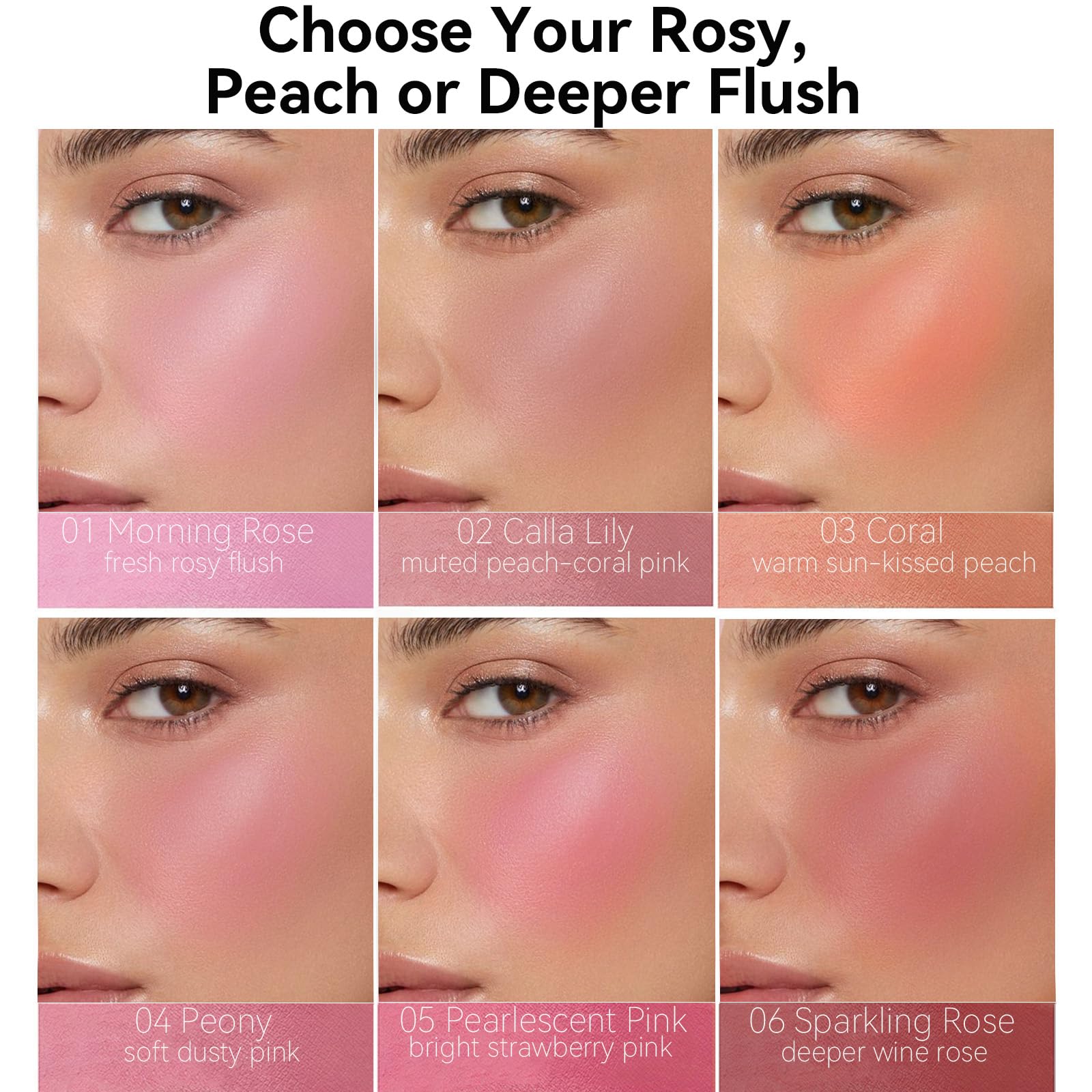 Amazon.com : TINTARK Cheeky Blush Talc-Free Matte Powder Blush
