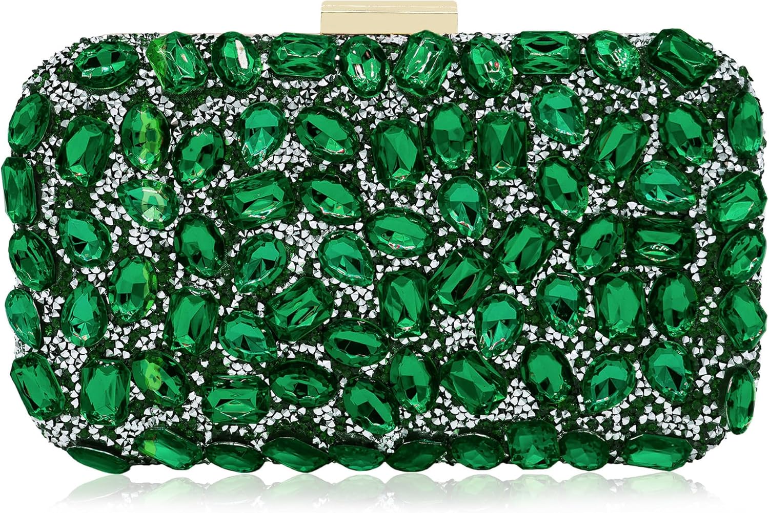Milisente Clutch Purses For Women Crystal Clutches Evening Bags Gemstone Clutch Purse For Wedding Formal