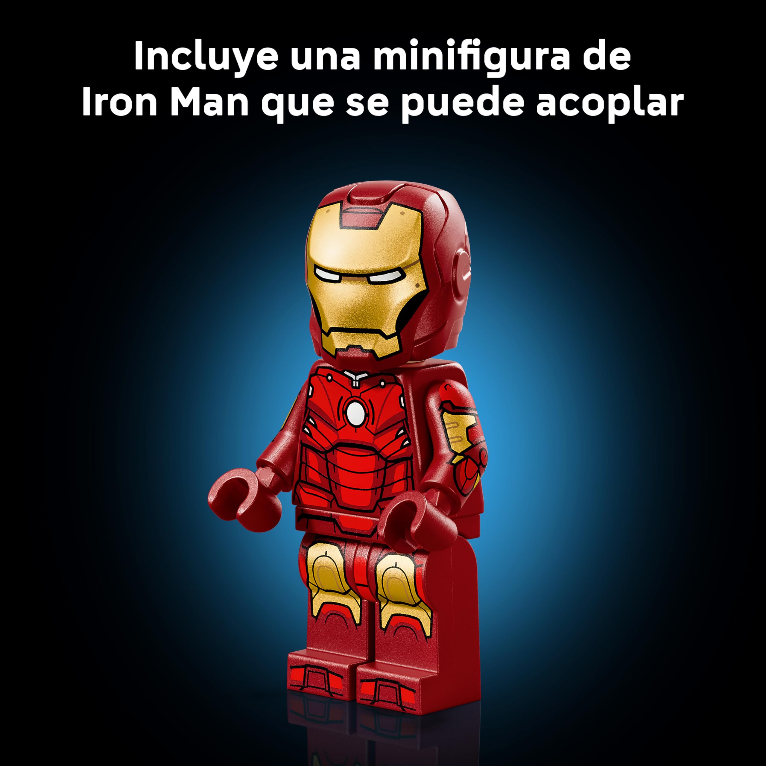 LEGO | Marvel Iron Man Mark 3: Edición para Coleccionistas - Maqueta para Adultos de Los Vengadores - Minifigura de Superhéroe y Reactor ARC - Regalo para Hombres y Mujeres Fans - 76344