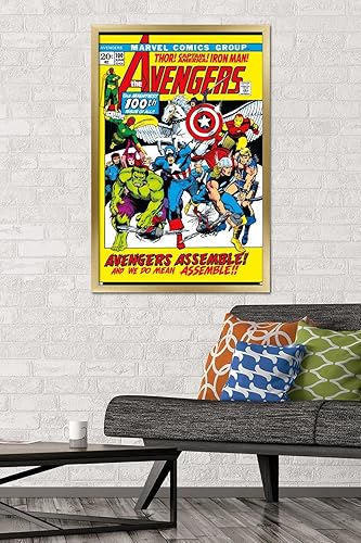 Miniatura 77 de Trends International Marvel Comics Avengers #100 - Póster de pared, 34 pulgadas de largo x 22.4 W, versión premium sin marco